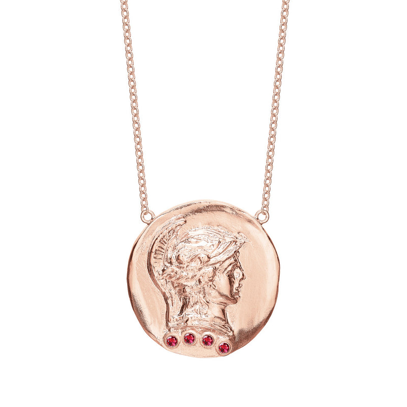 Roman Courage Token Necklace