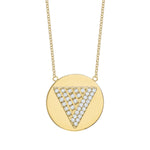 Tracee Nichols The Love Triangle Diamond Token Necklace